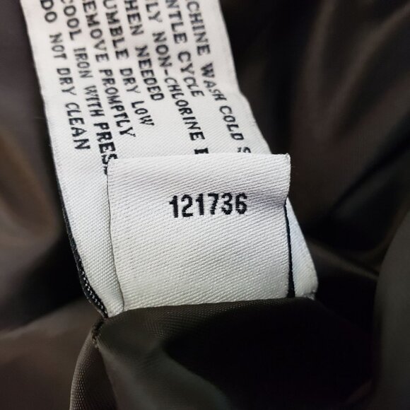 London Fog Metallic Bronze Tie Waist Trench Coat Size M/L - Picture 8 of 9